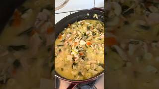 Turkey soup for the soul cooking cookingchannel easyrecipe recipe dinner cookingvideo [upl. by Rodmann]