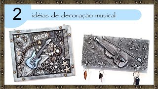 2 idéias de objetos decorados com estilo musical [upl. by Bixler358]