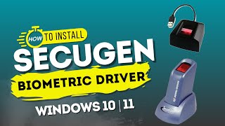 How To Install Secugen Biometric Device In Windows 10  Secugen Biometric Device Installation on PC [upl. by Ylrebma184]