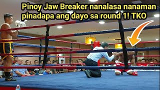 Joe Noynay dinurog ang dayo sa loob lang Ng round 1  Pinoy welterweight champion [upl. by Nnylirehs139]