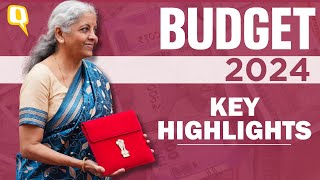 Garib Mahilayen Yuva Annadata Top Highlights From Budget 2024  The Quint [upl. by Mair120]