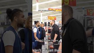 Walmart employee gets kicked out of WALMART🥾🚶🏽‍♂️‍➡️prank walmart kickedout [upl. by Calan466]