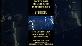 Rock amp Roll Hall of Fame Induction 2024  Cher  If I Could Turn Back Time pt 1 shorts cher rock [upl. by Nylrak]