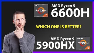 AMD Ryzen 5 6600H vs AMD Ryzen 9 5900HX Technical Comparison [upl. by Mulford]