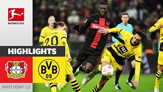 Top Thriller Boniface Levels It For B04  Bayer Leverkusen  Dortmund 11  Highlights  MD 13 [upl. by Unam700]