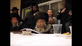 THE TOSHER REBBE SINGING AYN SHIM YEISH [upl. by Akenom]