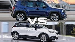 2019 Jeep Renegade vs 2018 Opel Crossland X Technical Specifications [upl. by Atikcir]