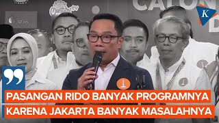 FULL Konferensi Pers Usai Debat Ridwan Kamil Sebut Jakarta Banyak Masalahnya [upl. by Ehling]