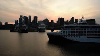 Hanseatic inspiration at Port Of Montreal with The World amp Viking Mars September 26 2023 RME 8110 [upl. by Lancaster775]