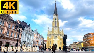 Novi Sad Serbia Street Tour 2023 🇷🇸 Novi Sad Street Tour 4K 60fps [upl. by Kcinomod864]