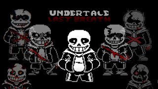 Undertale Last Breath Full UST Phases 130 ANIMATED [upl. by Asirap131]