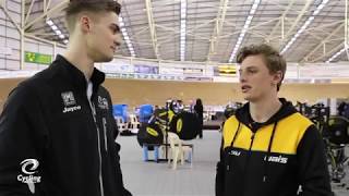 Australian Cycling Team  Glaetzer talks all things fast with Richardson [upl. by Suzanna]