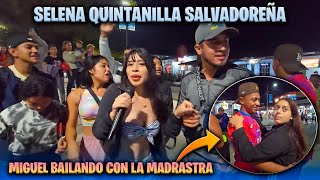 Selena Quintanilla cantando en vivo en Ataco Miguel se echo una bailadita con la madrastra [upl. by Kopans837]