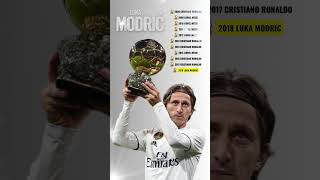 Luka Modric ended Messi and Ronaldos Ballon dOr dominance [upl. by Jeanna]