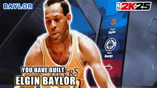 Best PRIME ELGIN BAYLOR Build in NBA 2K25 [upl. by Pelag926]