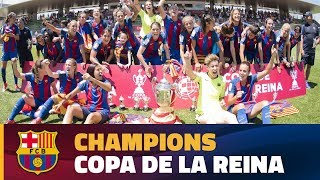 HIGHLIGHTS FUTBOL FEM Copa FC Barcelona  Atlético de Madrid Féminas 41 [upl. by Saisoj219]