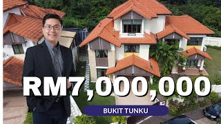 House Tour 16  RM 7 million l 3 Storey Bungalow in Bukit Tunku [upl. by Joletta]