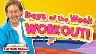 Seven Days of the Week Workout  Jack Hartmann [upl. by Trautman]