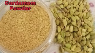 Cardamom Powder Recipe  How to Make at Home Cardamom Powder [upl. by Rhetta]