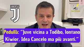 Alfredo Pedullà quotJuve vicina a Todibo lontano Kiwior Idea Cancelo se si cedono Rugani e Huijsenquot [upl. by Aarika]