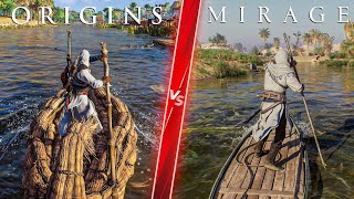 Assassin’s Creed Mirage vs Origins Comparison  Direct Comparison Attention to Detail amp Graphics [upl. by Adnilim]