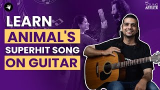 Sataranga guitar tutorial  Animal movie  Viral song guitarlesson siffyoungartiste [upl. by Brunn993]