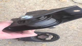 Mazda Protege Front Engine Mount Install HowTo [upl. by Cott]