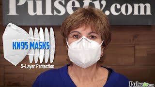 KN95 Disposable 5Layer Respirator Masks  Info and How To Wear Them [upl. by Hsepid669]