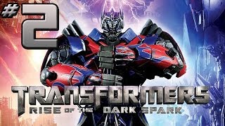 Transformers Rise of the Dark Spark Walkthrough  PART 2  Hardshell Kickback amp Sharpshot Fight [upl. by Kucik]