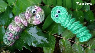 Crochet Worry Worm Pattern I Crochet Worry Pet Tutorial [upl. by Hcab]