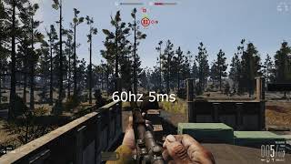 144hz 1ms VS 60hz 5ms Gaming Monitor Comparison Test on Heroes and Generals [upl. by Boigie444]