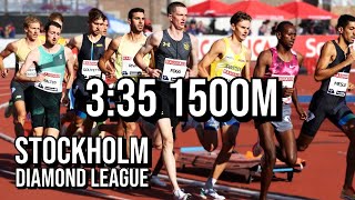 RACING Stockholm Diamond League 1500m 335 [upl. by Moyna]