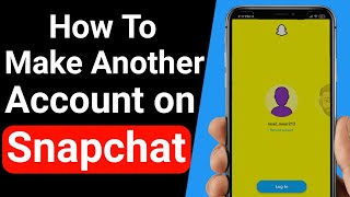 How To Have MULTIPLE Accounts on Snapchat  2023  How To Make Another Account on Snapchat [upl. by Basile865]