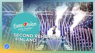 Saara Aalto  Monsters  Exclusive Rehearsal Clip  Finland  Eurovision 2018 [upl. by Aikal]