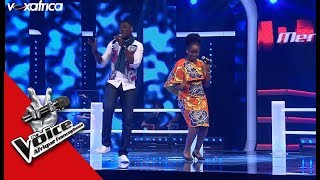 Eved vs Merveille ‘ Ololufe ‘ de Flavour ft Chidinma Les Battles  The Voice Afrique 2017 [upl. by Perloff818]