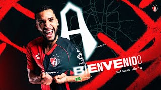 ¡Bienvenido a los Rojinegros de Atlas FC Matheus Dória ❤️🖤 [upl. by Nuarb]