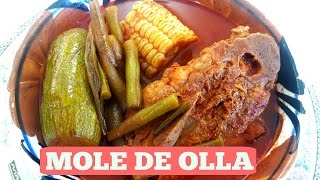 MOLE DE OLLA DE 🐷 PUERCO RECETAS YOUTUBE [upl. by Scornik]