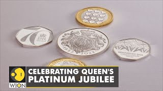 UK Royal Mint launches new commemorative coins celebrating Queen Elizabeths platinum jubilee [upl. by Pederson]