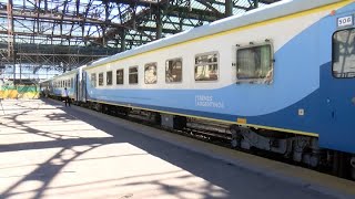 En el inicio de la temporada turística volvió el tren a Mar del Plata [upl. by Enimisaj]