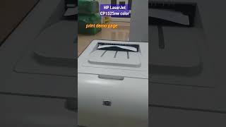 test demo máy in HP LaserJet CP1525nw color shorts [upl. by Balduin]