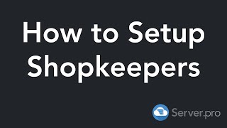 How to Setup Shopkeepers  Minecraft Java [upl. by Alleuqcaj]