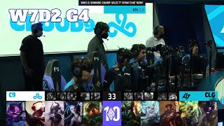 C9 vs CLG  Week 7 Day 2 S12 LCS Spring 2022  Cloud 9 vs CLG W7D2 Full Game [upl. by Warfield]