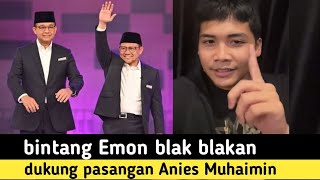 VIRALL BINTANG EMON DUKUNG ANIES [upl. by Naujad753]