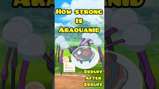 How strong is Araquanid shorts pokemon pokemongo [upl. by Eimor]