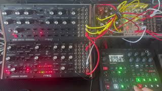 Dub Techno Jam with Moog DFAM Labyrinth Mavis Elektron Syntakt and Friends [upl. by Eenot429]