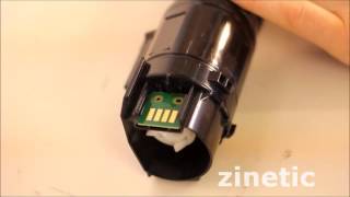 How to refill the Lexmark c950 toner cartridge [upl. by Aicrag]