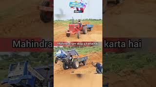 Swaraj 744 vs Mahindra 575 tractor [upl. by Eseerahs]