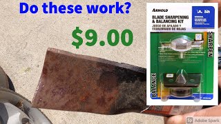 Do Drill Mower Blade Sharpeners work [upl. by Silbahc]