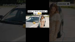 When a girl washes a car🥵😵😥 culpamia myfault carwashing spanish shorts noah nick [upl. by Dolores793]