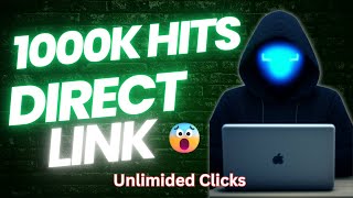 1000k Hits Direct Link Earning Trick  Yllix And Adsterra Secret Method [upl. by Mcgaw]